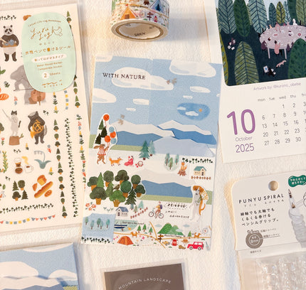 post card decorated by the Field Trip Box