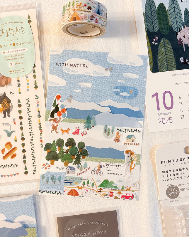 post card decorated by the Field Trip Box