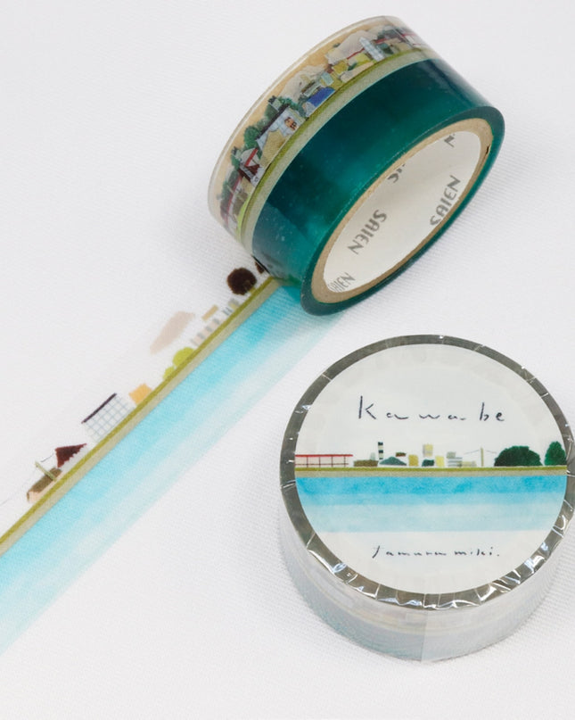 KAMIISO SANSYO SAIEN Miki Tamura Clear Tape 20mm River Side