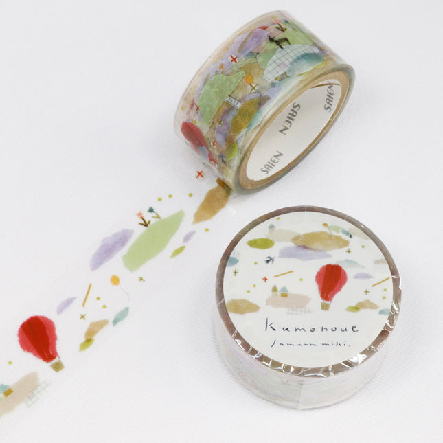 KAMIISO SANSYO SAIEN Miki Tamura Clear Tape 20mm Above the sky