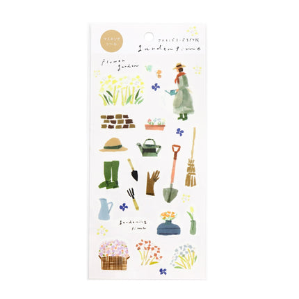 KAMIISO SANSYO SAIEN Miki Tamura Masking Sticker -Garden Time