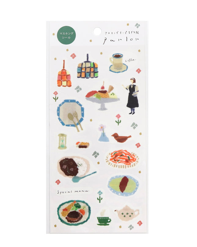 KAMIISO SANSYO SAIEN Miki Tamura Masking Sticker - Parlor