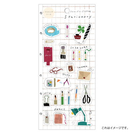 KAMIISO SANSYO SAIEN Miki Tamura Masking Sticker - Stationery