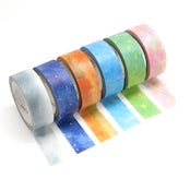 KAMIISO SANSYO SAIEN Miki Tamura Torn‑Paper Collage Masking Tape Set Life Utsuroi