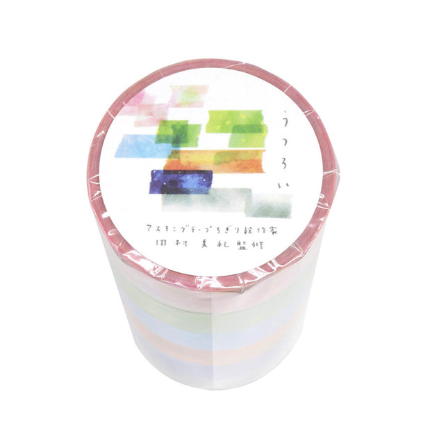KAMIISO SANSYO SAIEN Miki Tamura Torn‑Paper Collage Masking Tape Set Life Utsuroi