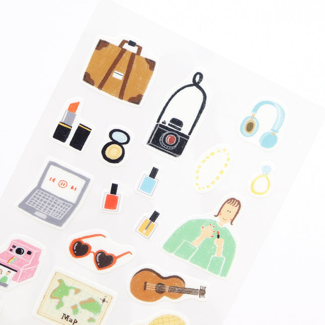 KAMIISO SANSYO SAIEN x Tomatomayu Masking Stickers - Nice Day!!! Holiday Up