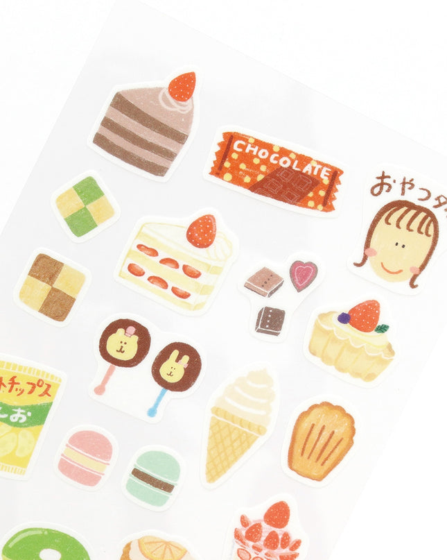 KAMIISO SANSYO SAIEN x Tomatomayu Masking Stickers - Nice Day!!! Snacks Time Up