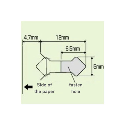 KOKUYO Harinacs Staple-less Stapler - Compact Alpha