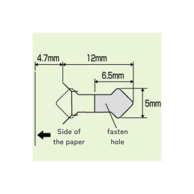 KOKUYO Harinacs Staple-less Stapler - Compact Alpha