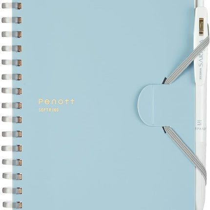 KOKUYO Soft Ring Penott Notebook A5/B5 Slim – 5mm Grid (70 Sheets)