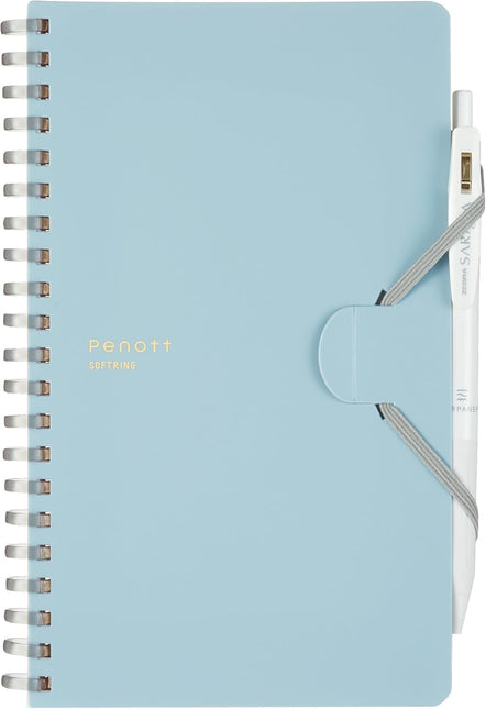 KOKUYO Soft Ring Penott Notebook A5/B5 Slim – 5mm Grid (70 Sheets)