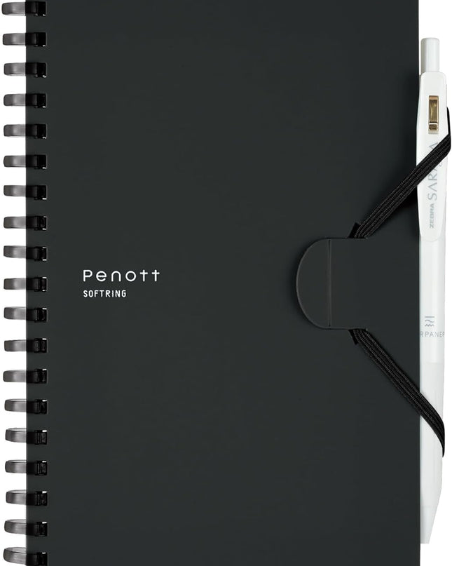 KOKUYO Soft Ring Penott Notebook A5/B5 Slim – 5mm Grid (70 Sheets)