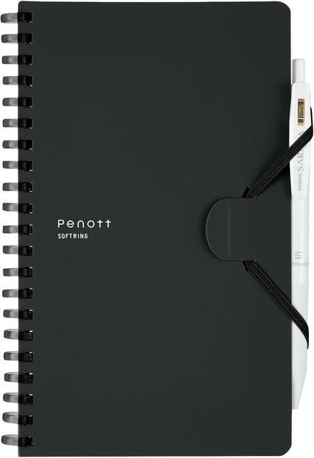 KOKUYO Soft Ring Penott Notebook A5/B5 Slim – 5mm Grid (70 Sheets)
