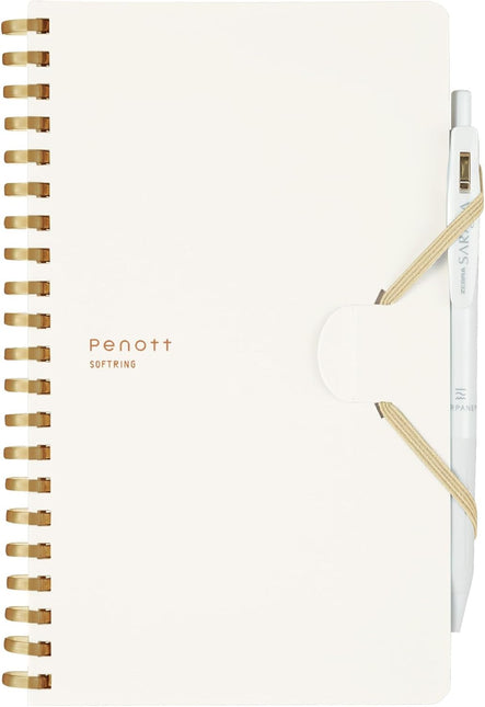 KOKUYO Soft Ring Penott Notebook A5/B5 Slim – 5mm Grid (70 Sheets)