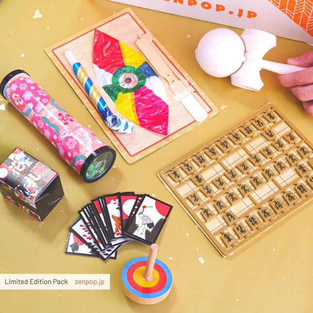 ZENPOP Asobu Box (Japanese Traditional Toys)