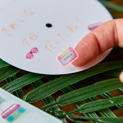 NB Retro Pop Yuru-Bun Stickers close up