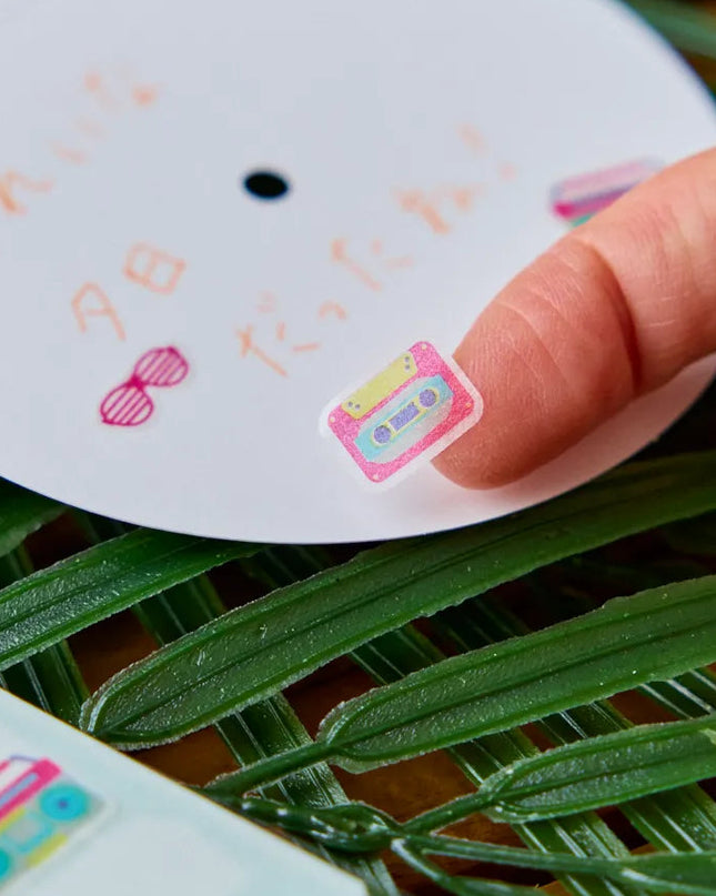 NB Retro Pop Yuru-Bun Stickers close up