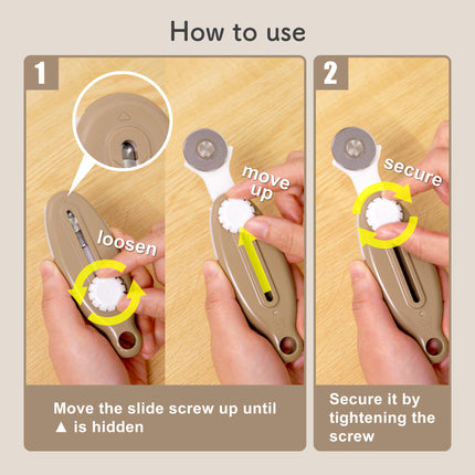 NT Rolling Cutter - RO-FR28 (Freestyle Cut) how to use