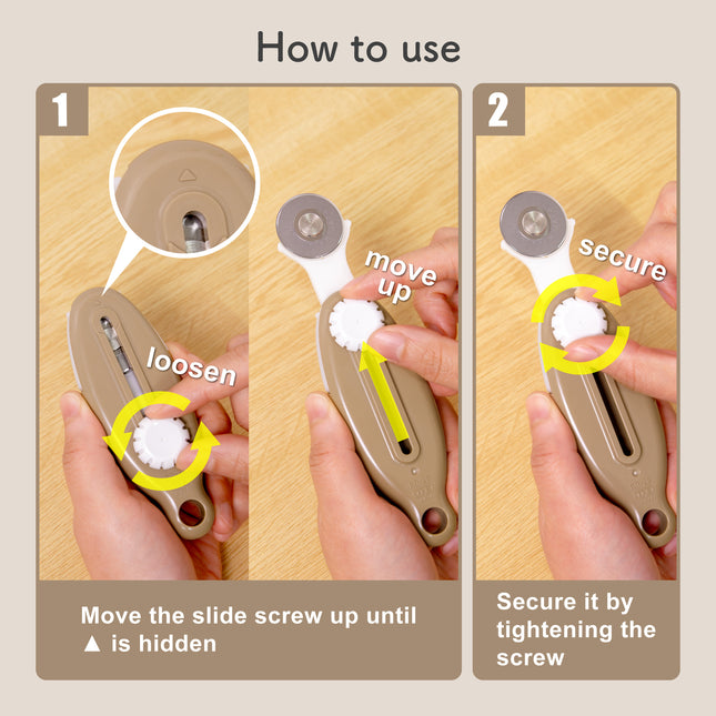 NT Rolling Cutter - RO-FR28 (Freestyle Cut) how to use