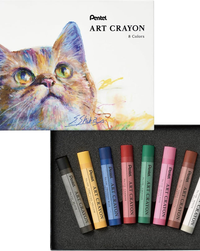 PENTEL Art Crayon 8 colors