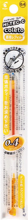 Pilot Hi-Tec-C Coleto Gel Ink Refill 0.4mm