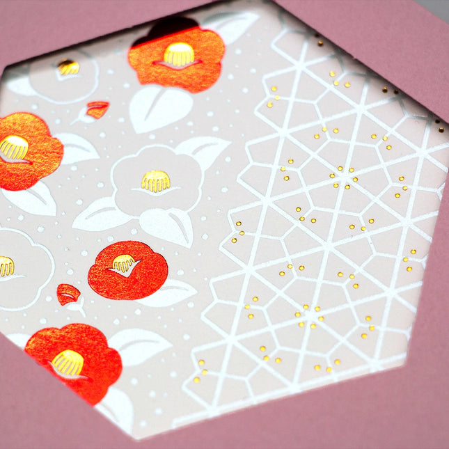 ROKKAKU Hexagon Card Yamato Nadeshiko Camellia Up