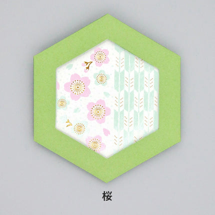 ROKKAKU Hexagon Card Yamato Nadeshiko Sakura