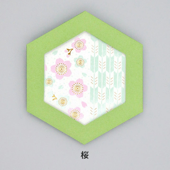 ROKKAKU Hexagon Card Yamato Nadeshiko Sakura
