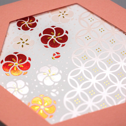 ROKKAKU Hexagon Card Yamato Nadeshiko Plum Up