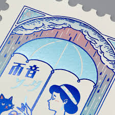 ROKKAKU X ob1toy Stamp‑Style Postcard