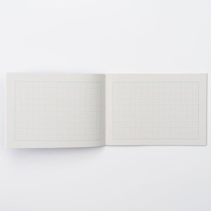 APICA 5mm Grid Half Size Notebook inside