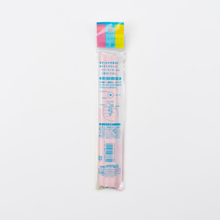 SAKURA CRAYPAS Kakikata Hexagonal Pencil Pink 2B (3pcs) back