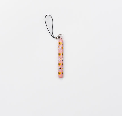 ZENPOP Good Luck Ball Pen Strap pink