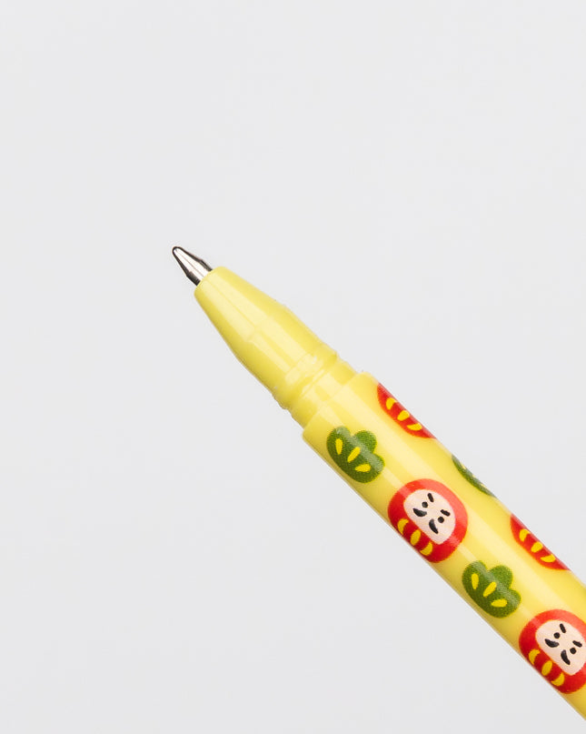 ZENPOP Good Luck Ball Pen Strap yellow close up