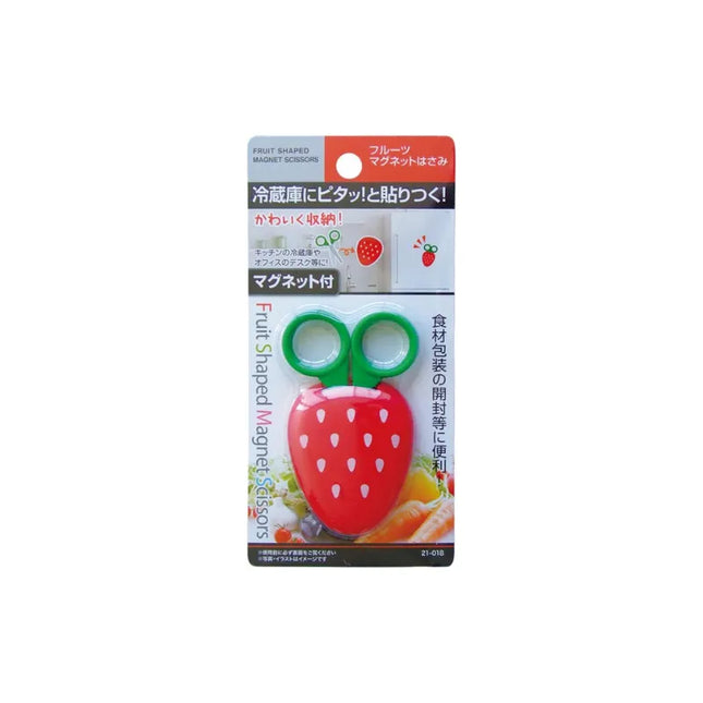 SEIWA PRO Fruit Shaped Magnet Scissors strawberry