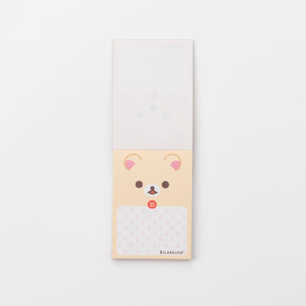 SAN-X Rilakkuma Face Memo inside