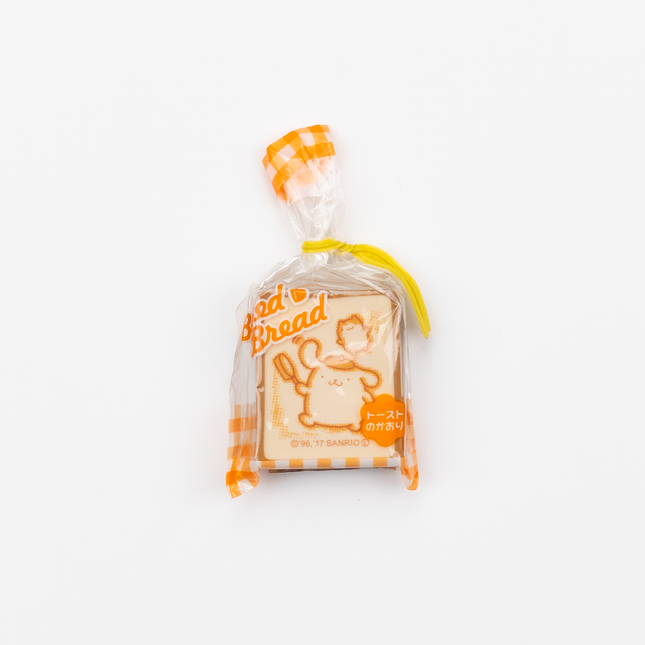 SANRIO Shokupan Pompompurin Eraser with package