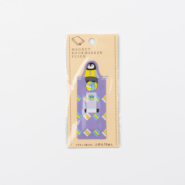 HISAGO Magnet Bookmark Fusen penguin