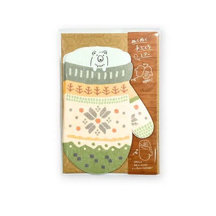 FURUKAWA SHIKO Cozy Gloves Letter Set Bear