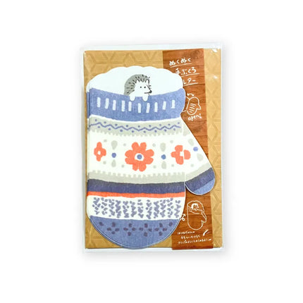 FURUKAWA SHIKO Cozy Gloves Letter Set Hedgehog