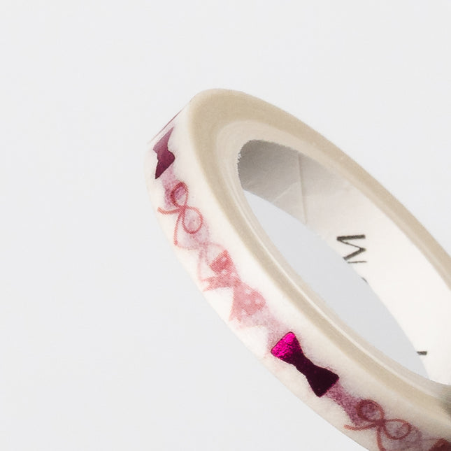 BGM Pink Rainbow Foil Masking Tape 5mm close up