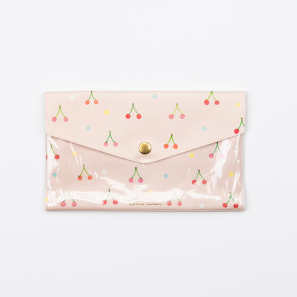 RYURYU Portabl Case L pink cherry