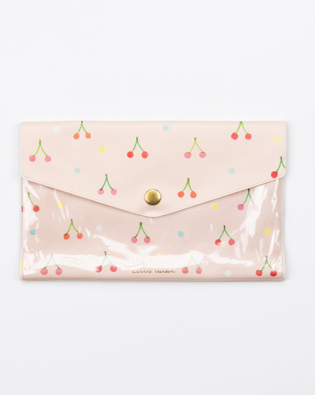 RYURYU Portabl Case L pink cherry