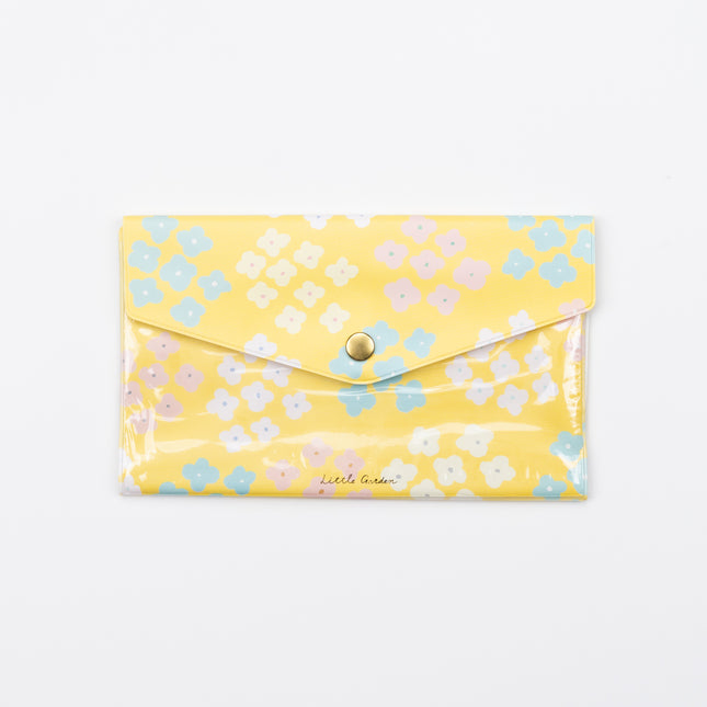 RYURYU Portabl Case L yellow flower