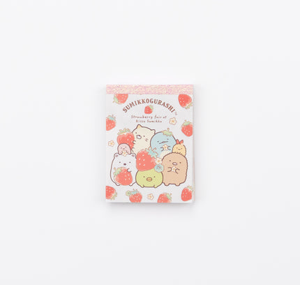 SAN-X Sumikkogurashi Memo Strawberry