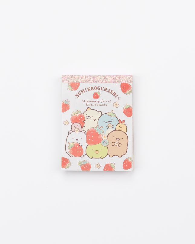 SAN-X Sumikkogurashi Memo Strawberry