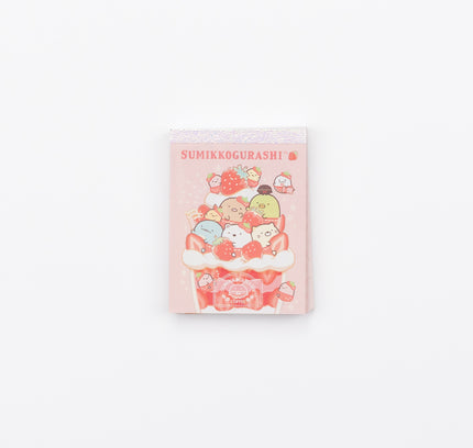 SAN-X Sumikkogurashi Memo Strawberry Parfait 