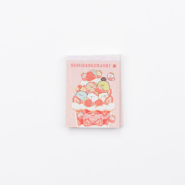 SAN-X Sumikkogurashi Memo Strawberry Parfait