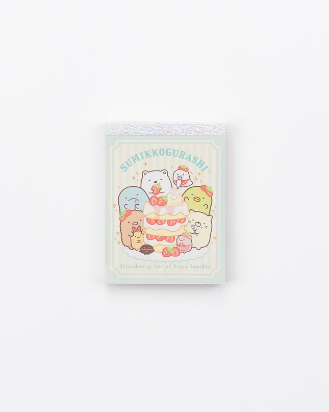 SAN-X Sumikkogurashi Memo Strawberry giant cake