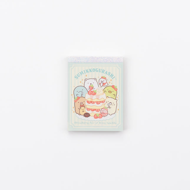 SAN-X Sumikkogurashi Memo Strawberry giant cake